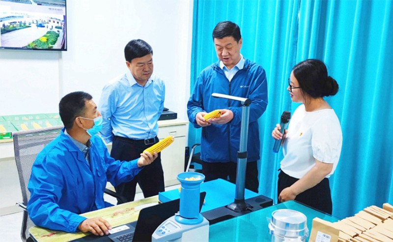 甘肅省地方金融監(jiān)管局、甘肅證監(jiān)局領(lǐng)導(dǎo)蒞臨敦煌種業(yè)調(diào)研指導(dǎo)